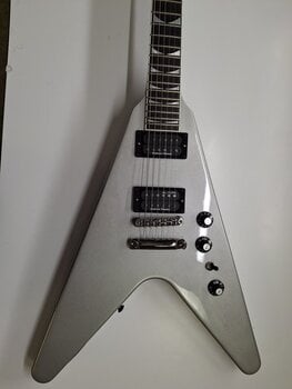 Električna kitara Gibson Dave Mustaine Flying V Silver Metallic Električna kitara (Poškodovano) - 2