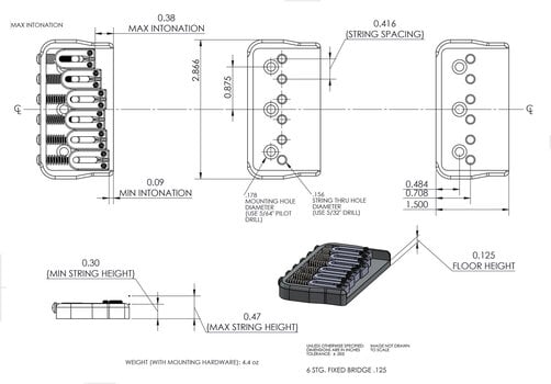 Gitarbro Hipshot 41060C - 41060C Chrome - 3