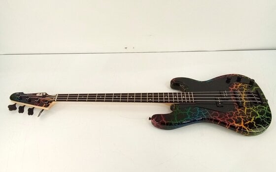 Basse électrique ESP LTD Surveyor '87 Rainbow Crackle Basse électrique (Déjà utilisé) - 2