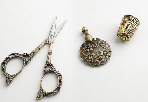 Ciseaux à broder Alma SC001 Ciseaux à broder 11,4 cm Or - 2