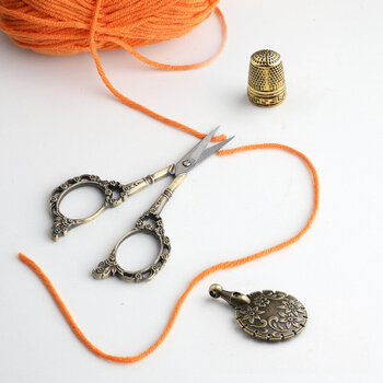 Ciseaux à broder Alma SC001 Ciseaux à broder 11,4 cm Or - 3