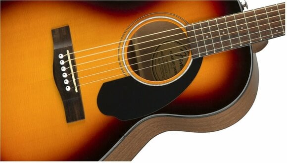 Guitare acoustique Fender CP-60S Parlor WN Sunburst - 4