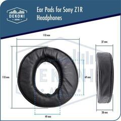 Наушниците за слушалки Dekoni Audio EPZ-Z1R-SK Наушниците за слушалки Black 2 бр. - 6