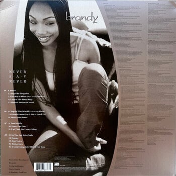 LP ploča Brandy - Never Say Never (Limited Edition) (Reissue) (Crystal Clear Coloured) (2 LP) - 7