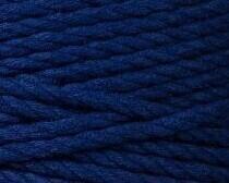 Cordon Bobbiny 3PLY Macramé Rope 5 mm 100 m Ink Blue Cordon - 1