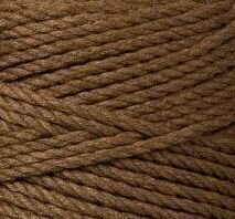 Kanap Bobbiny 3PLY Macramé Rope 3 mm 100 m Nut Brown Kanap - 2