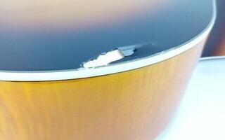 electro-acoustic guitar Guild F-250CE Antique Sunburst electro-acoustic guitar (Damaged) - 3