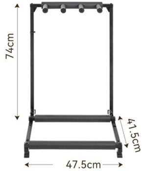 Daugiafunkcis gitaros stovas Soundking DG036-3 guitar stand - 3