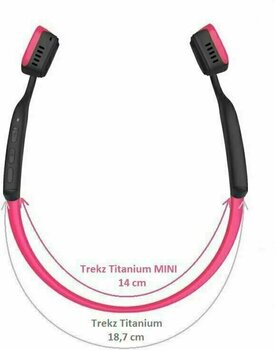 Bone Conduction Headphones AfterShokz Trekz Titanium Mini Pink - 3
