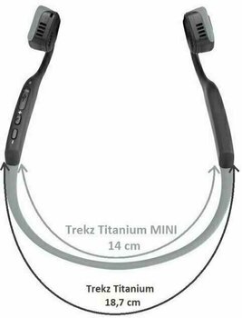 Bone Conduction Headphones AfterShokz Trekz Titanium Mini Grey - 3