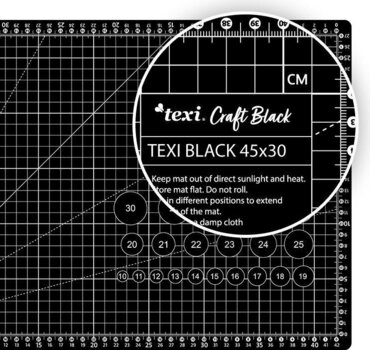 Tapis de coupe Texi Tapis de coupe 45 x 30 cm Black - 3