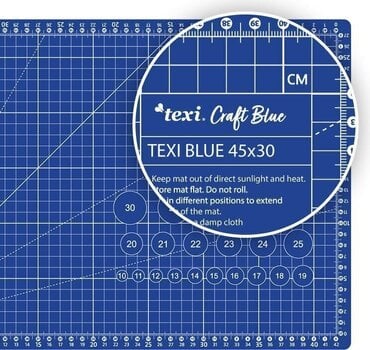 Mat de tăiere Texi Mat de tăiere 45 x 30 cm Blue - 3