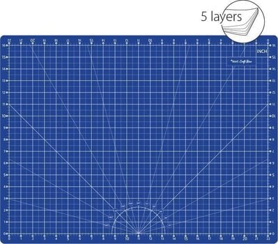 Tapis de coupe Texi Tapis de coupe 60 x 45 cm Blue - 2