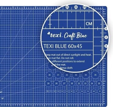 Tapis de coupe Texi Tapis de coupe 60 x 45 cm Blue - 3