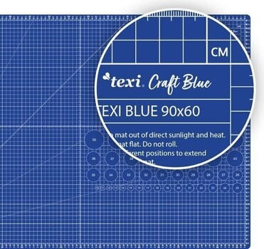 Tapis de coupe Texi Tapis de coupe 90 x 60 cm Blue - 3