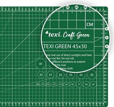 Tapis de coupe Texi Tapis de coupe 45 x 30 cm Green - 2