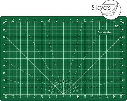 Tapis de coupe Texi Tapis de coupe 45 x 30 cm Green - 3