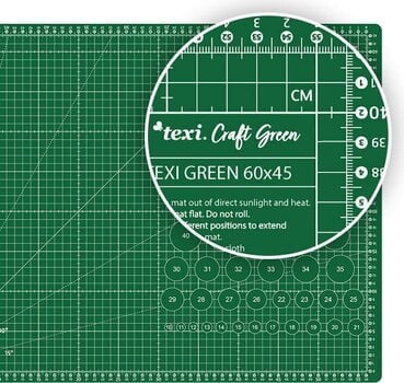 Tapis de coupe Texi Tapis de coupe 60 x 45 cm Green - 3