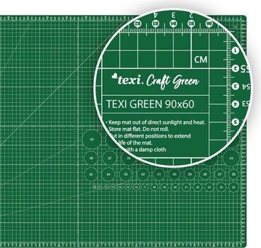 Tapis de coupe Texi Tapis de coupe 90 x 60 cm Green - 3