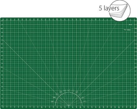 Tapis de coupe Texi Tapis de coupe 90 x 60 cm Green - 2