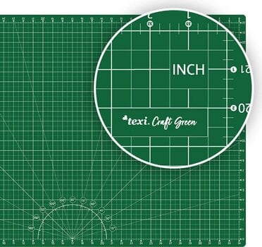 Tapis de coupe Texi Tapis de coupe 90 x 60 cm Green - 4