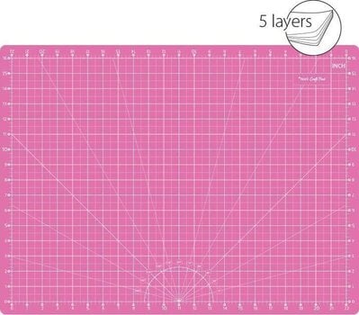 Tapis de coupe Texi Tapis de coupe 60 x 45 cm Pink - 2
