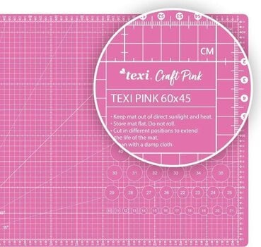 Tapis de coupe Texi Tapis de coupe 60 x 45 cm Pink - 3