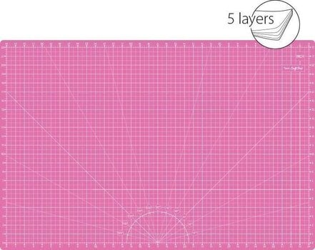 Vágószőnyeg Texi Vágószőnyeg 90 x 60 cm Pink - 2