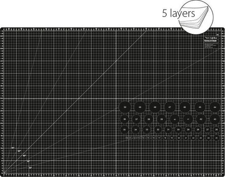 Podloga za rezanje Texi Podloga za rezanje 90 x 60 cm Black - 2