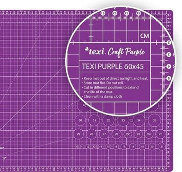 Tapis de coupe Texi Tapis de coupe 60 x 45 cm Purple - 4