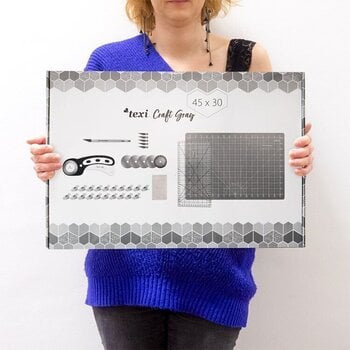 Tapis de coupe Texi Tapis de coupe 45 x 30 cm Gray - 13