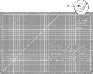 Schneidematte Texi Schneidematte 45 x 30 cm Gray - 1
