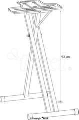Accessory for Sewing Texi AP01 Stand for Pressing Machine - 3