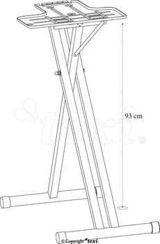 Accessoire voor naaien Texi AP01 Strijkijzerstandaard - 4