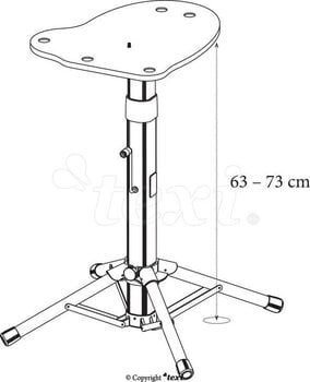 Accessoire voor naaien Texi AP02 Strijkijzerstandaard - 3