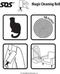 Accessory for Sewing Texi 4006R Refill Lint Roller 60 pcs - 1