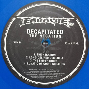 Schallplatte Decapitated - Negation (Limited Edition) (Blue Coloured) (LP) - 5