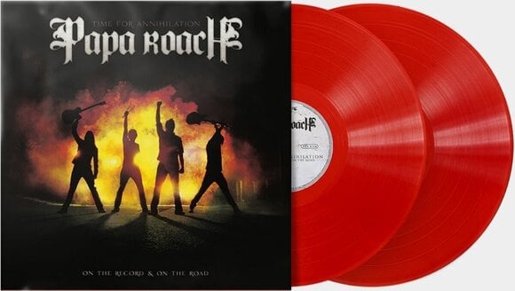 Schallplatte Papa Roach - Time For Annihilation: On the Record & On The Road (Reissue) (Limited Edition) (Red Coloured) (2 LP) - 2