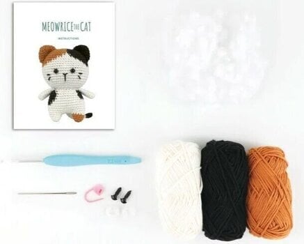 Crochet Yarn Anchor A28C02-S Meowrice the Cat Crochet Yarn - 2