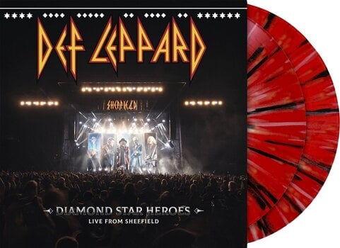 Schallplatte Def Leppard - Diamond Star Heroes Live From Sheffield (Limited Edition) (Black, Red & White Splatter Coloured) (2 LP) - 2