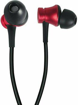 En la oreja los auriculares Xiaomi Mi Earphones Basic Red - 3