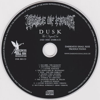 Music CD Cradle Of Filth - Dusk And Her Embrace (The Original Sin) (Hardcover-Digibook) (CD) - 3