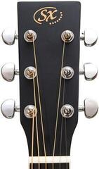 Akustická kytara SX SD104KBK Black Akustická kytara - 5