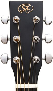 Akustická kytara SX SD104KBK Black Akustická kytara - 6