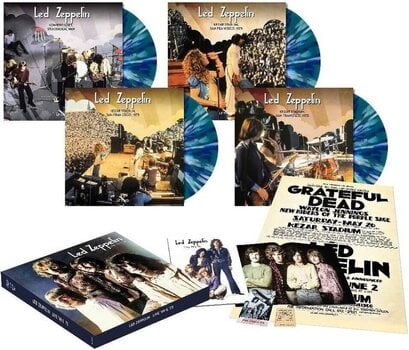 LP deska Led Zeppelin - Live ’69 & ‘73 (Blue/White Splatter Coloured) (Box Set) (4 LP) - 2