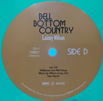 LP plošča Lainey Wilson - Bell Bottom Country (Green Red Swirl Coloured) (2 LP) - 7