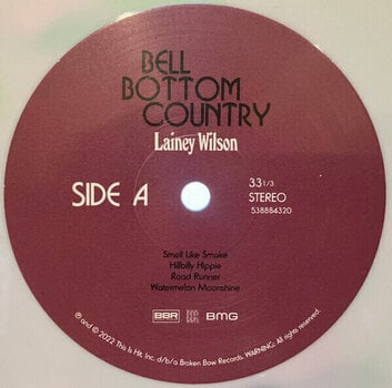 LP plošča Lainey Wilson - Bell Bottom Country (Green Red Swirl Coloured) (2 LP) - 4