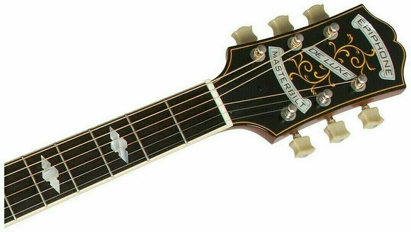 Guitarra semi-acústica Epiphone Masterbilt Century Deluxe Classic Vintage Sunburst - 8