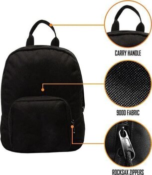Musikkveske Sleep Token Granite Mini Backpack Black - 3
