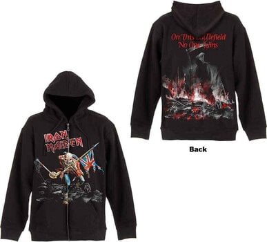 Hoodie Iron Maiden Scuffed Trooper (Back Print) Black M Hoodie - 3